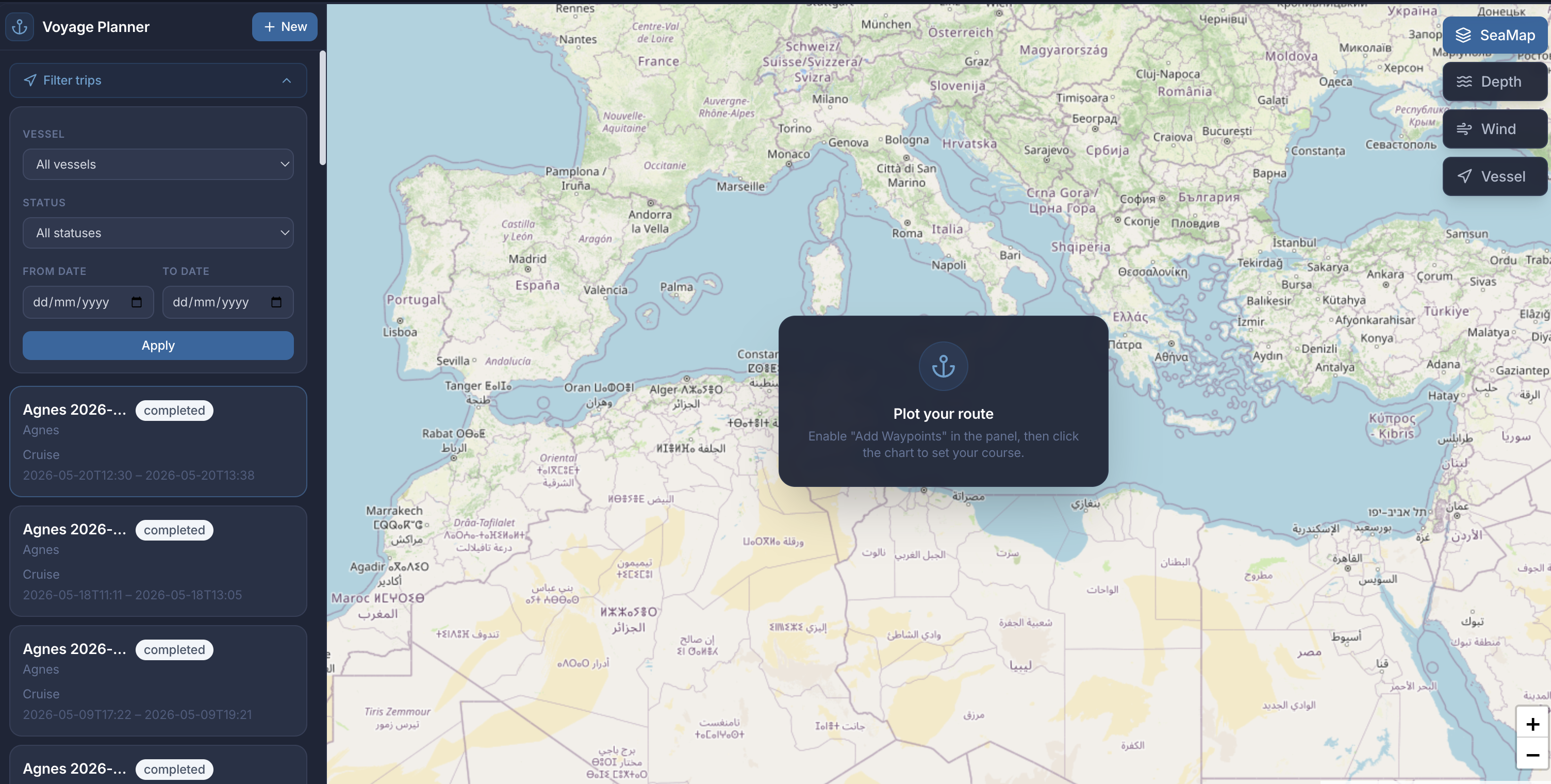 Voyage Planner